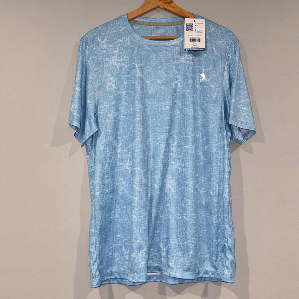 Reel Legends Performance Outfitters Men’s Quick Dry Pool Grid Medium T-Shirt NWT